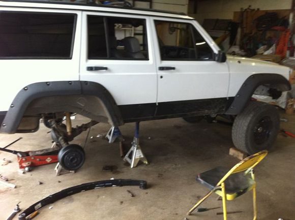 Starting the rear