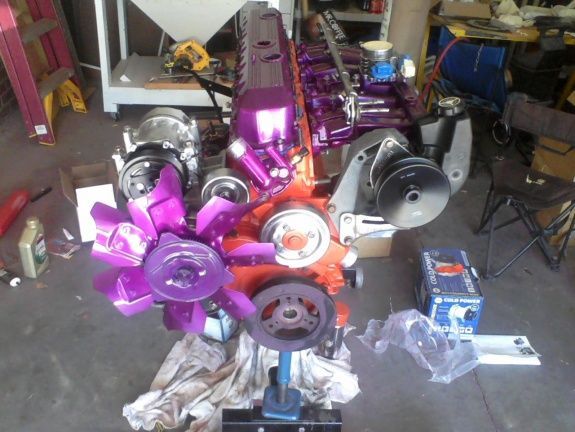 Front of motor