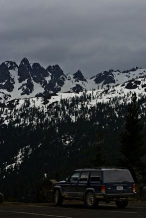 Still snow on the Sierra Buttes
