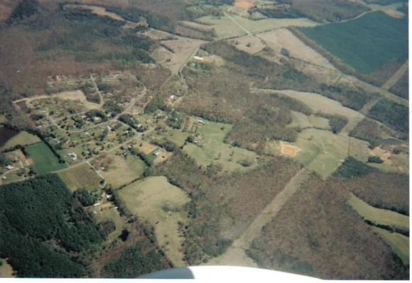 my home From Above the L shape in center and some in the woods across the way