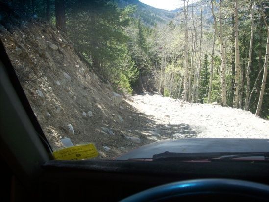 Mount Antero trail was only open for the first mile and a half, a snow slide had the trail closed after that.
Memorial weekend 2011
