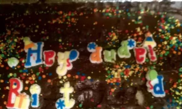 I changed the letters around on my cake lol.... I was drunk.