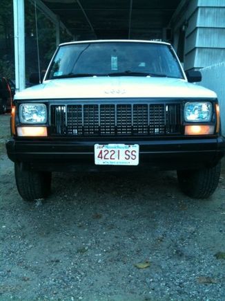 projector headlights, freshened up grill and trans cooler