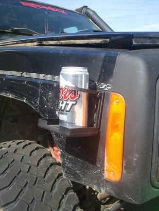 cup holder in use