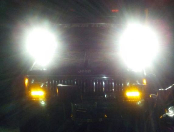 A-pillar lights on night 2