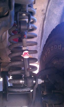Front spring and disconnect.