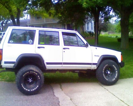 in the yard playing around