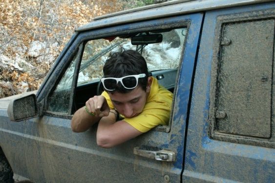 well were stuck and my 4wd is broken, what now... hijack as a come-along i think so!