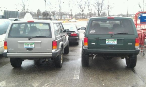 mine next to stock xj