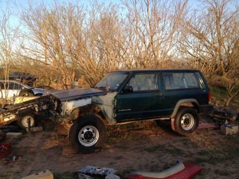 its offically lifted now just got to get it put back together