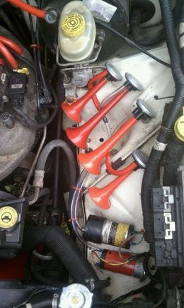 Air horns!