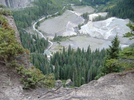 Imogene Pass, Camp Bird Mine
Looking down into Lower Camp Bird.