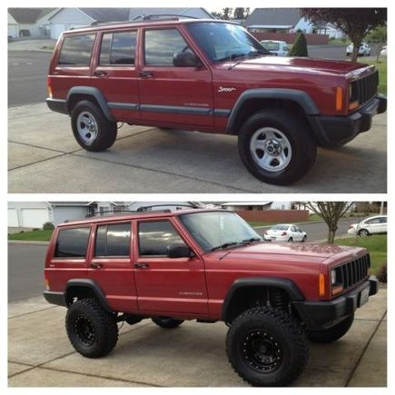 before after