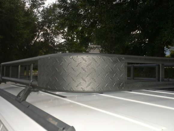 you can see how it mounted.  what a pain. it was easier making it than mounting it