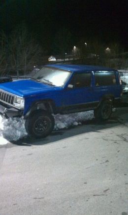 Doing some snow bank flexing at work.