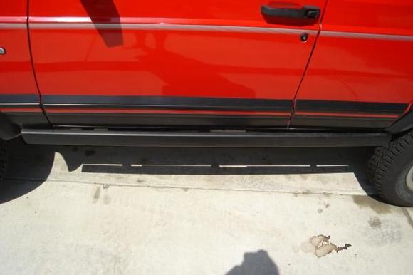 JK rock gaurds modified for XJ