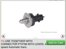 This fuel pressure relief valve