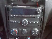 Looks like an open space under the HVAC controls 