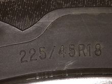 Standard SS sized 225/45R18
