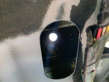 The access port to a fastener