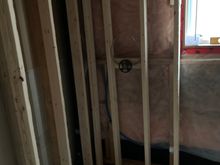 Build the framework to install the shower valve and walls 