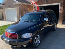 Oh, and I installed the red grille for the winter!
