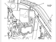 #2 is the ground cable on the rad cradle 