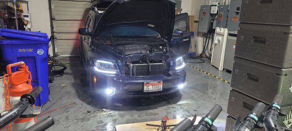 Just the running lights 