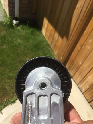 The new pulley , spins freely.