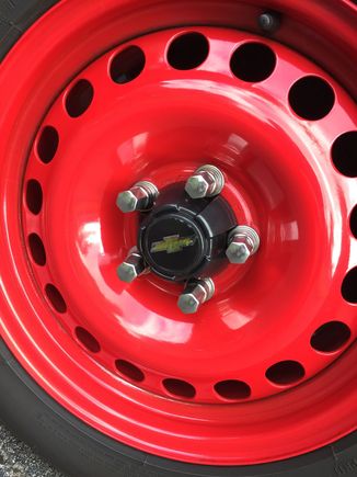 Pick a colour you like! Sand, prime ant paint …. Or powder coating