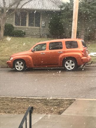 No, thats not dust on the window... you never know in Minnesota... 