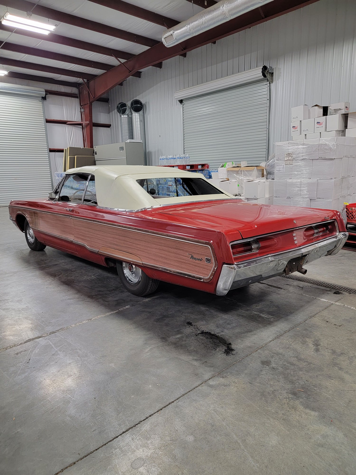 1970 Chrysler Newport - 1968 Chrysler Newport $17,500 - Used - VIN CE27G8C311241 - 47,000 Miles - 8 cyl - 2WD - Automatic - Convertible - Red - Greenfield, IN 46140, United States