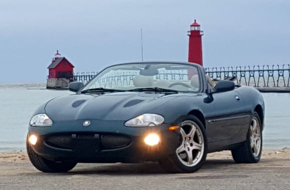 2003 Jaguar XKR Convertible.  Supercharged.  Current fun-mobile!😎