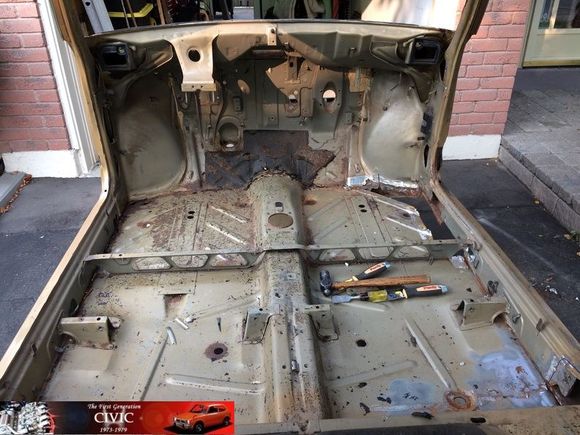 Rotted out floor and rockers front and back.