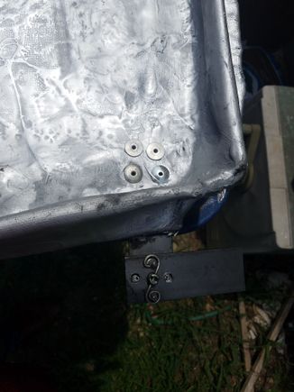 Pop Rivet the braces in