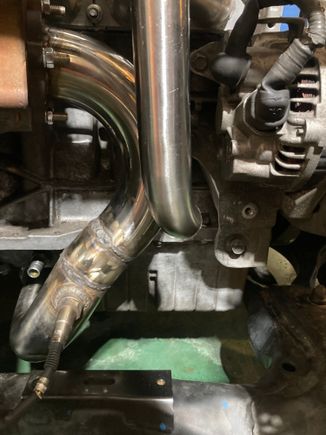 Cant take credit for the Downpipe....Some things are worth delegating. 