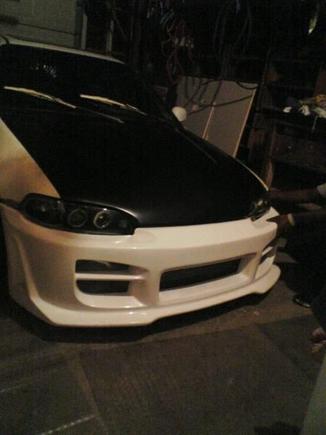 First Body Kit I put on it... thought it would look better!!! It looked like SH*&amp;