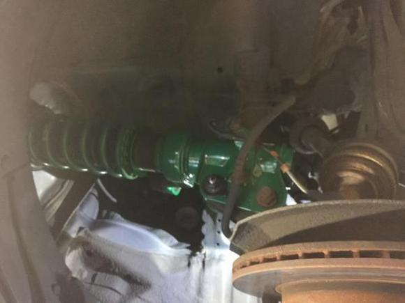 Dropped on Tein street advance coil overs