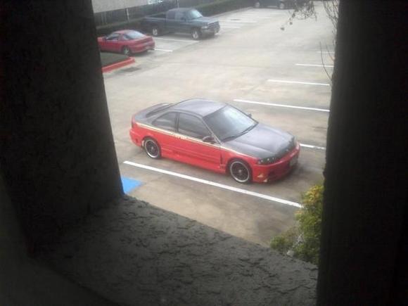 This was taken at my apartment complex