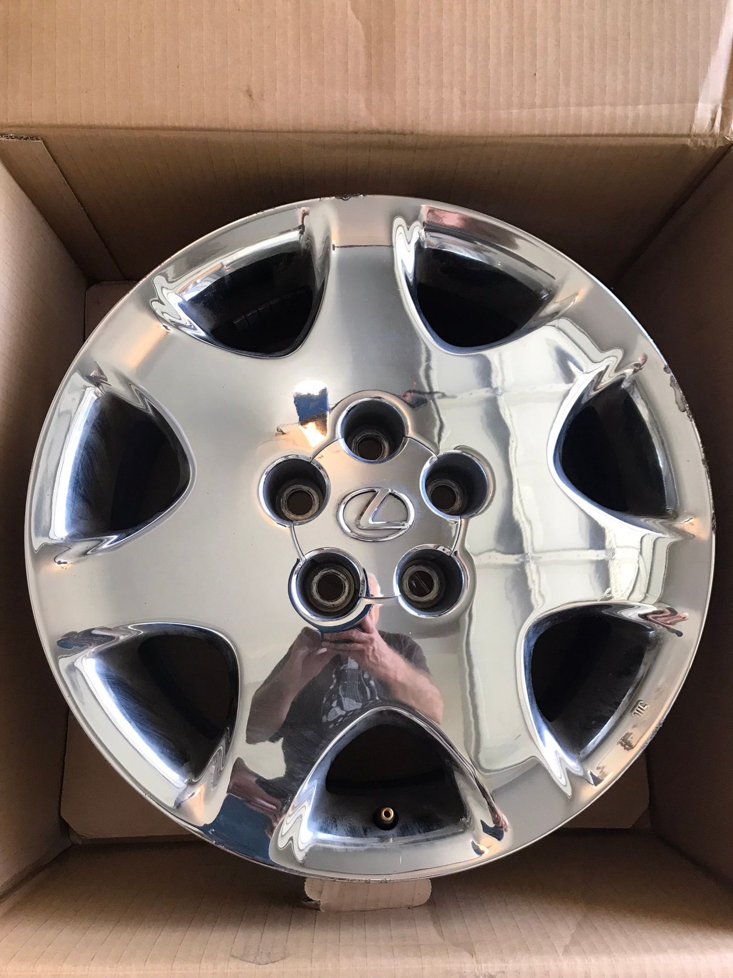 Wheels and Tires/Axles - 7spoke chrome 17" OEM LS430 wheels - Used - 2001 to 2006 Lexus LS430 - Fairfield, CA 94534, United States