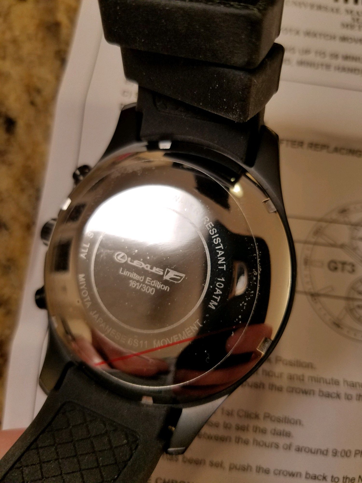 Miscellaneous - Lexus RC-F GT3 Limited Edition Watch 161/300 - New - 2015 to 2019 Lexus RC F - Dothan, AL 36301, United States