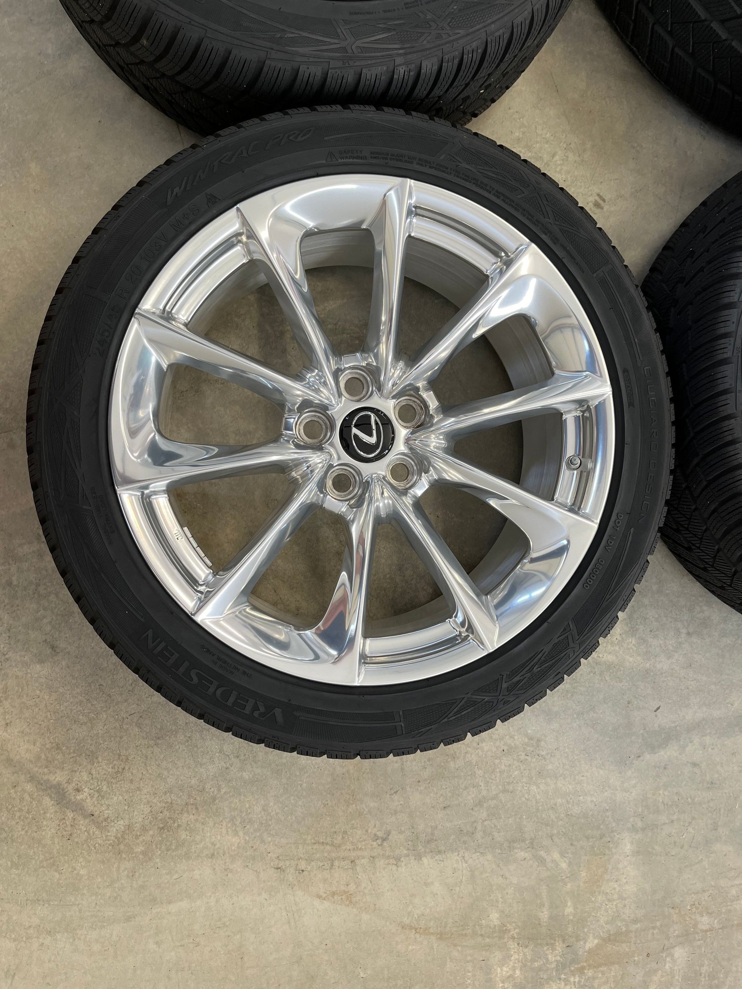 Wheels and Tires/Axles - Used LC 500 Winter Wheel/Tire/TPMS Set For Sale - Used - All Years  All Models - Platte City, MO 64079, United States