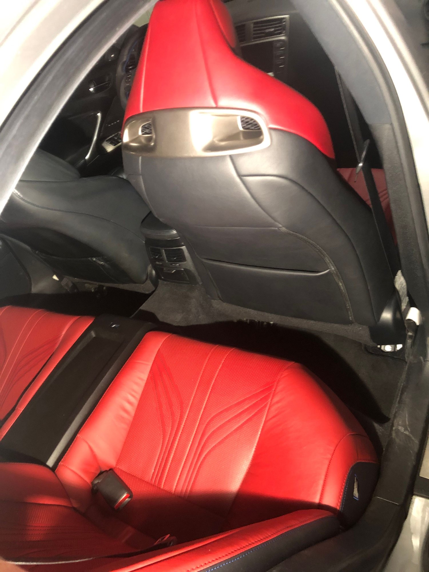 Like New RED GSF SEATS for YOUR 0814 ISF 3400 miles ClubLexus