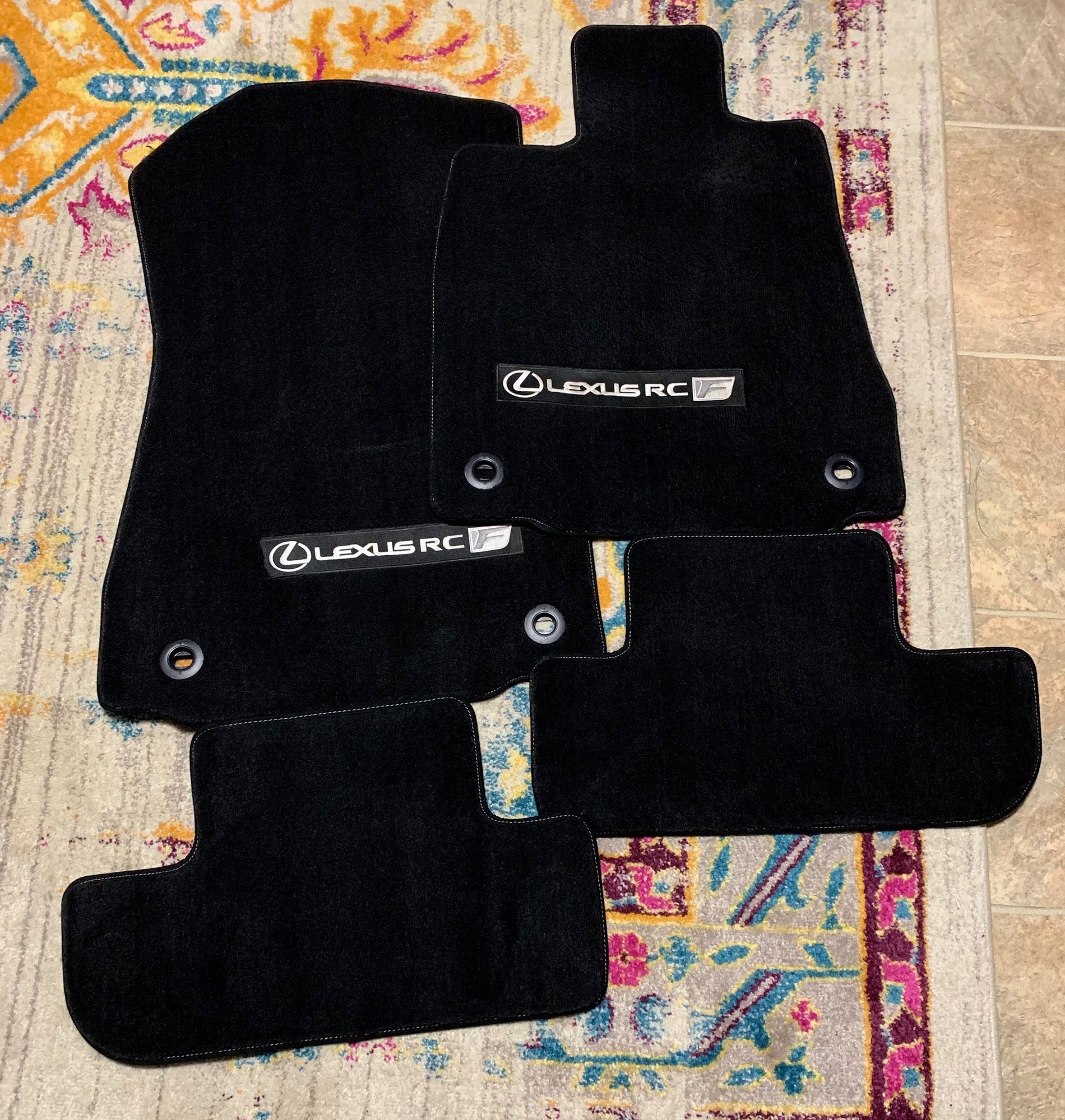 Interior/Upholstery - New OEM Carpet Floor Mats for RC F - New - 2015 to 2019 Lexus RC F - Denver, CO 80221, United States