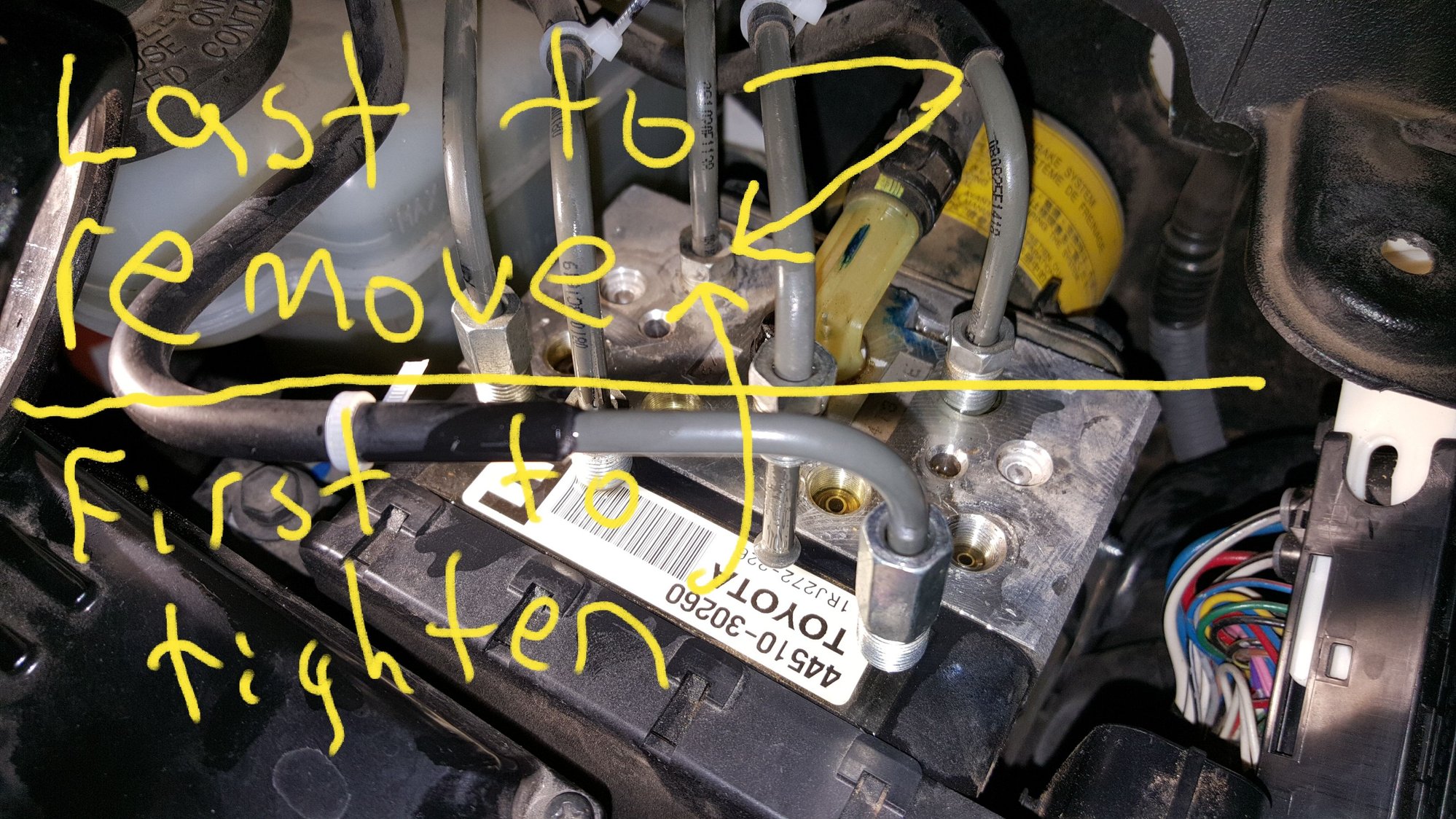 GS450h brake actuator replacement diy ( GS350, GS430 ) ClubLexus