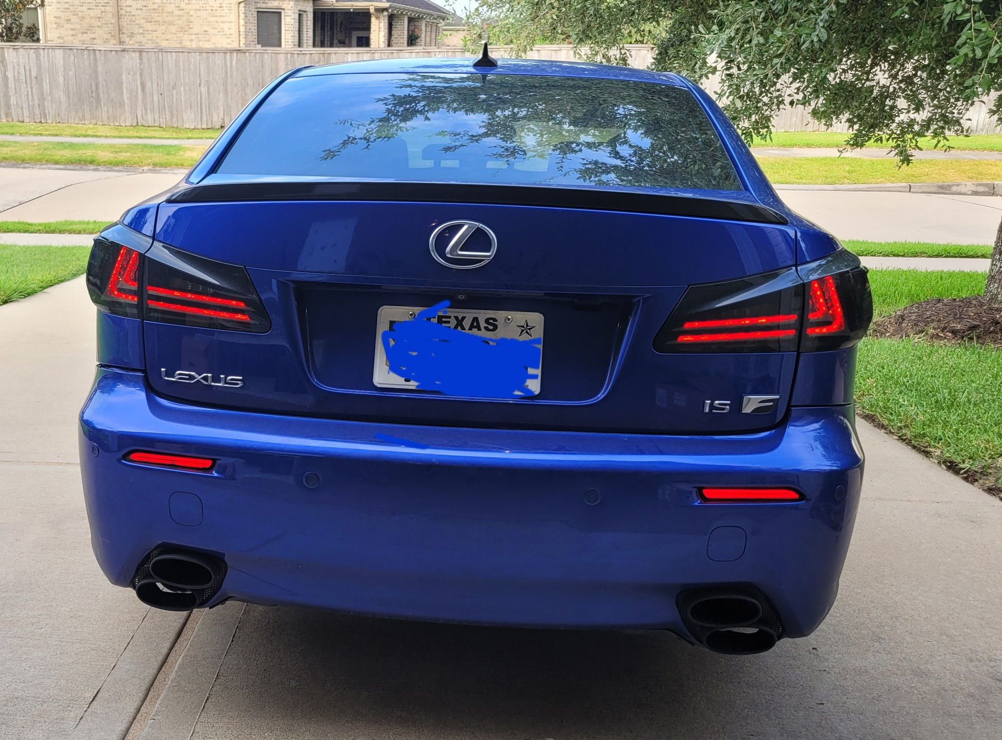 Lights - Luxus IS F Vland *smoked* taillights - Used - 2008 to 2014 Lexus IS F - Houston, TX 77407, United States