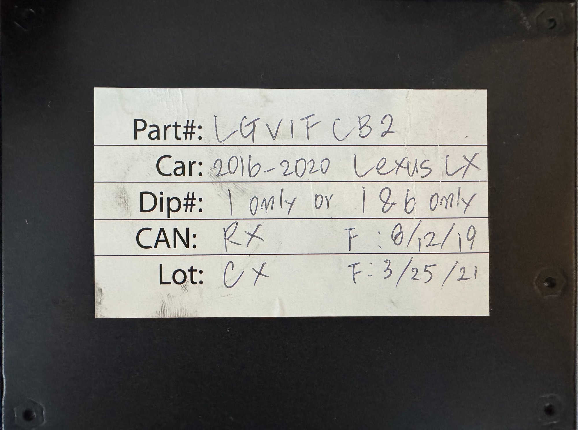 Audio Video/Electronics - FS: Beat Sonic LGVIFCB2 CarPlay Unit: LX570 (2016-2020) - Used - 2016 to 2020 Lexus LX570 - Merrick, NY 11566, United States