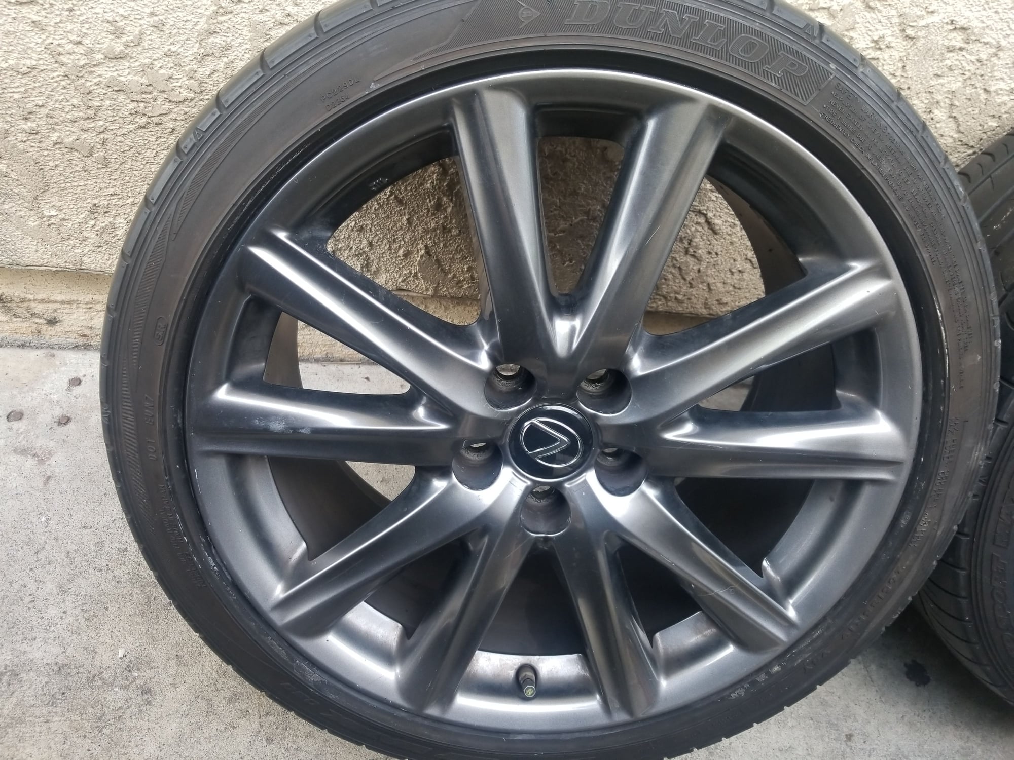 Wheels and Tires/Axles - stock 2013 gs350 f sport rims - Used - All Years Any Make All Models - 2013 to 2019 Lexus GS350 - Long Beach, CA 90805, United States