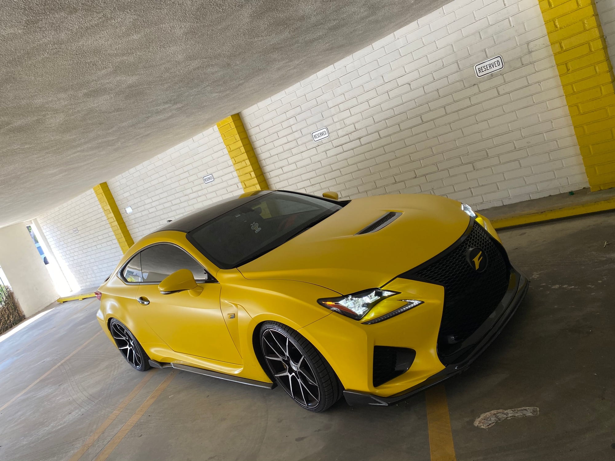 2015 Lexus RC F - 2015 Lexus RCF / Nebula Gray Pearl/ Circuit Red - Used - VIN JTHHP5BC3F5002080 - 60,200 Miles - 8 cyl - 2WD - Automatic - Coupe - Yellow - North Hollywood Ca, CA 91601, United States