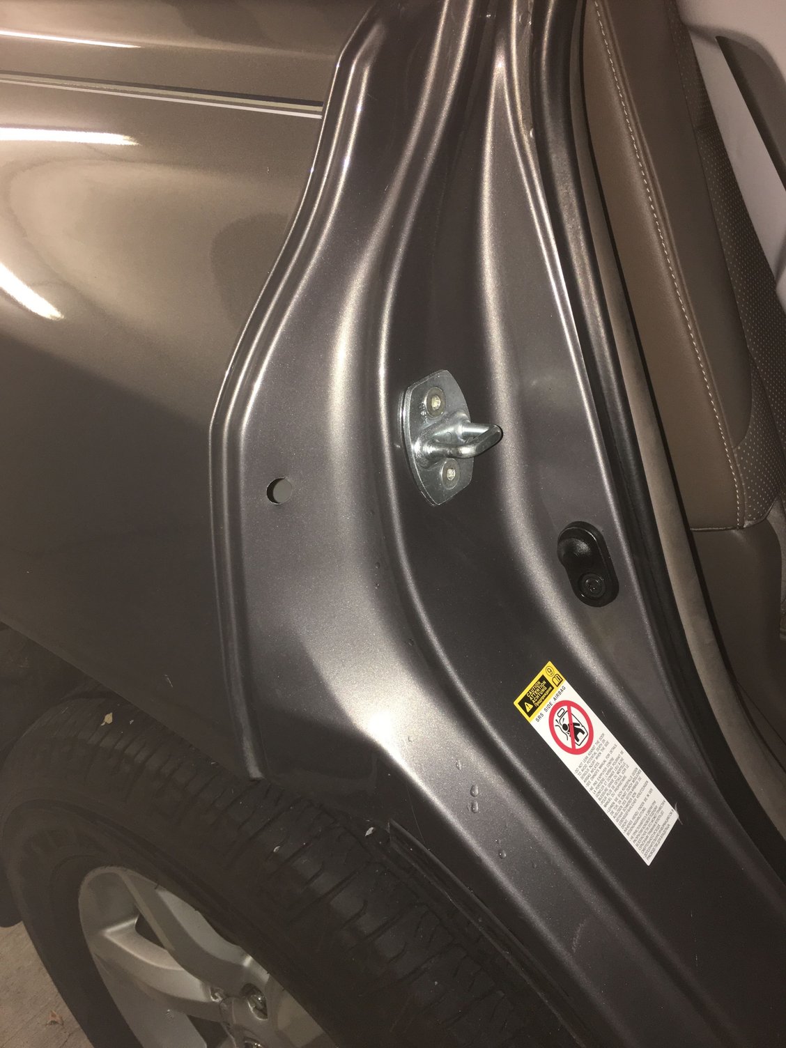 door jamb hole? ClubLexus Lexus Forum Discussion
